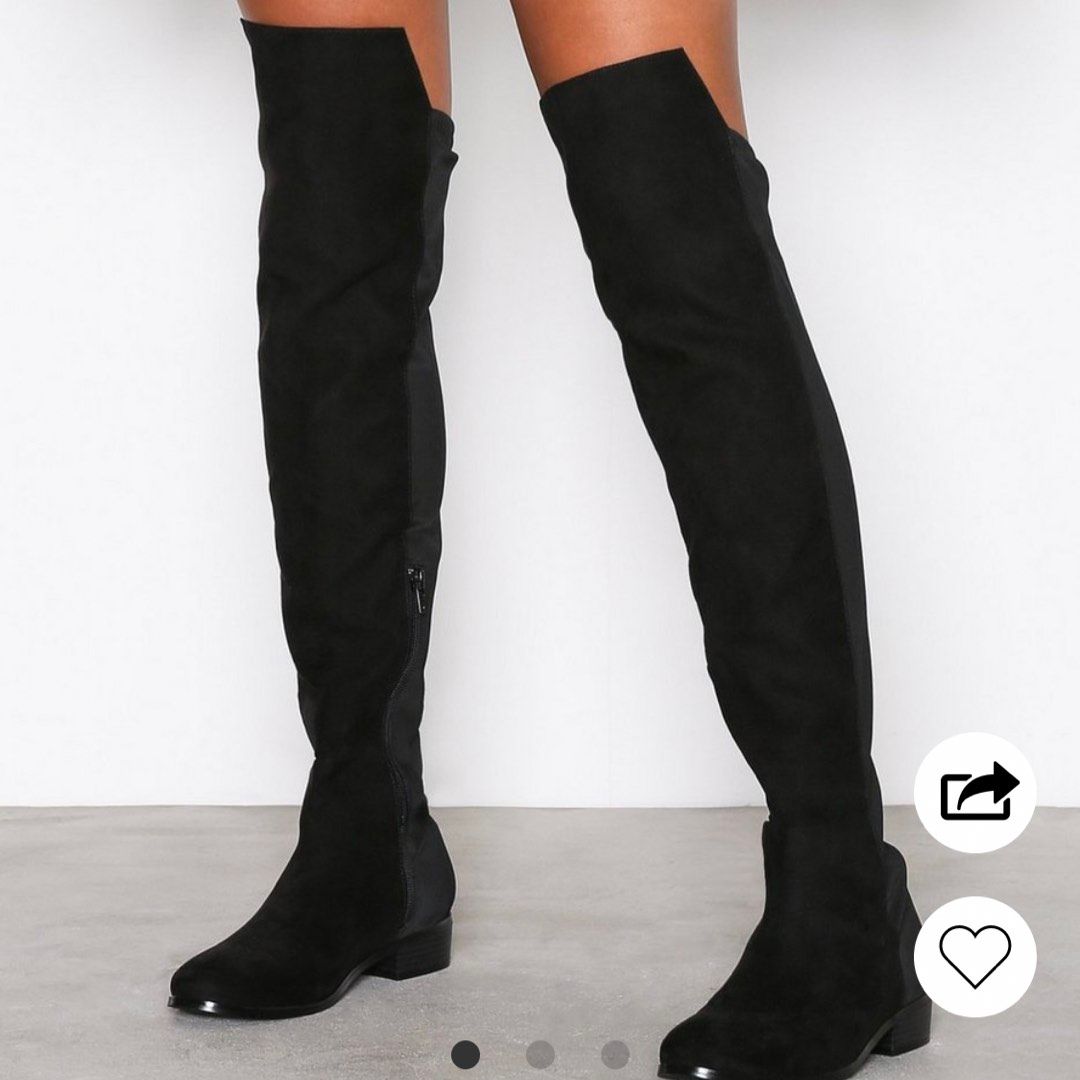 Nelly over 2024 knee boots