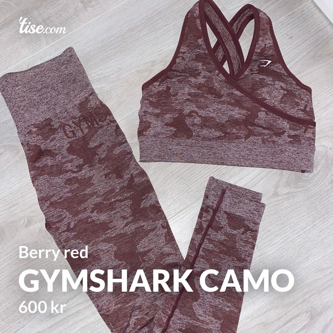 Gymshark Berry Red Camo