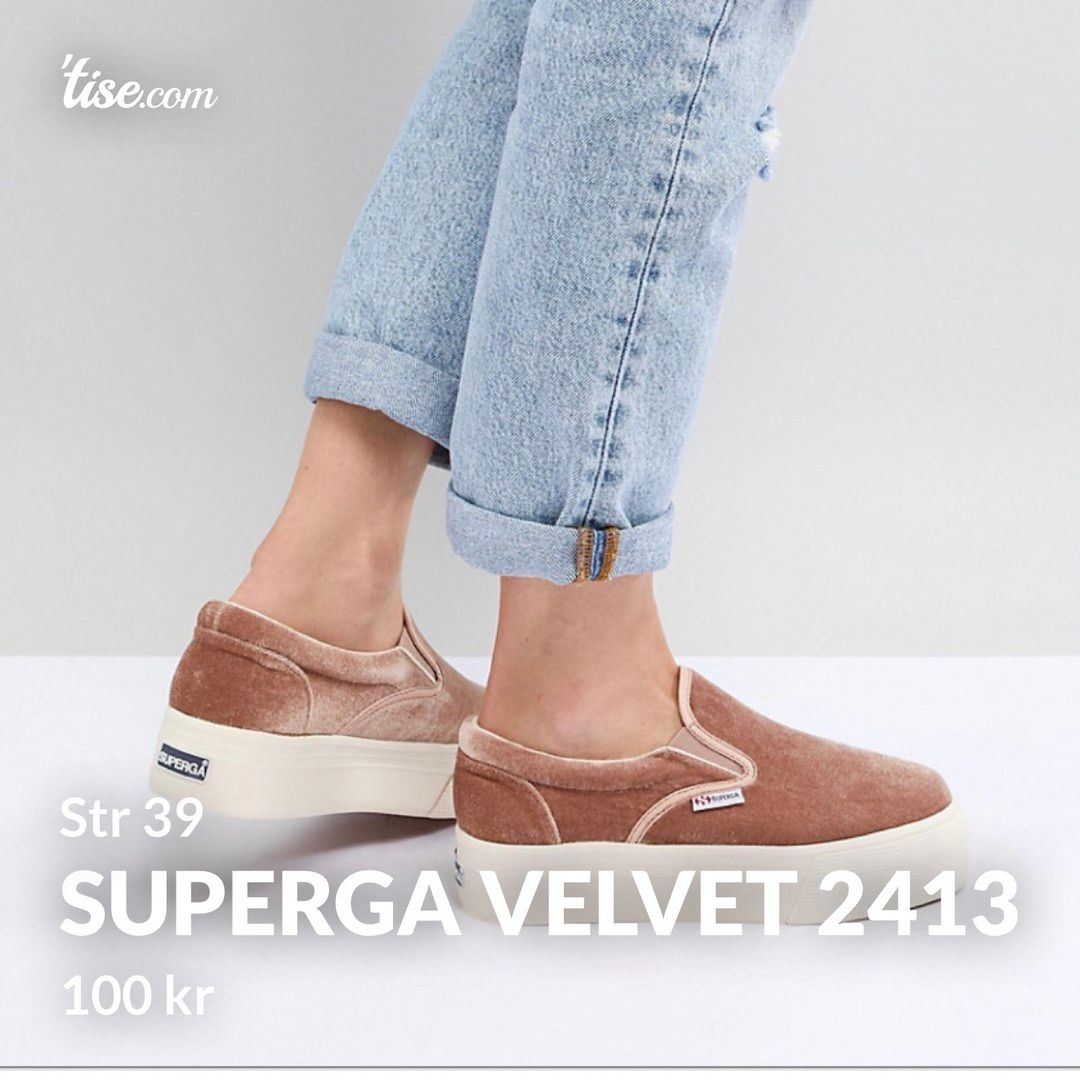 Superga shop sko velvet