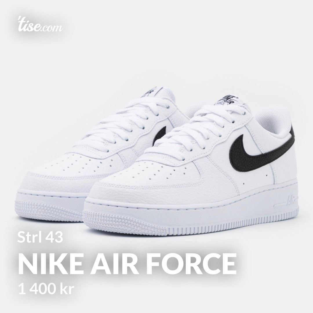 air force 1 white 43