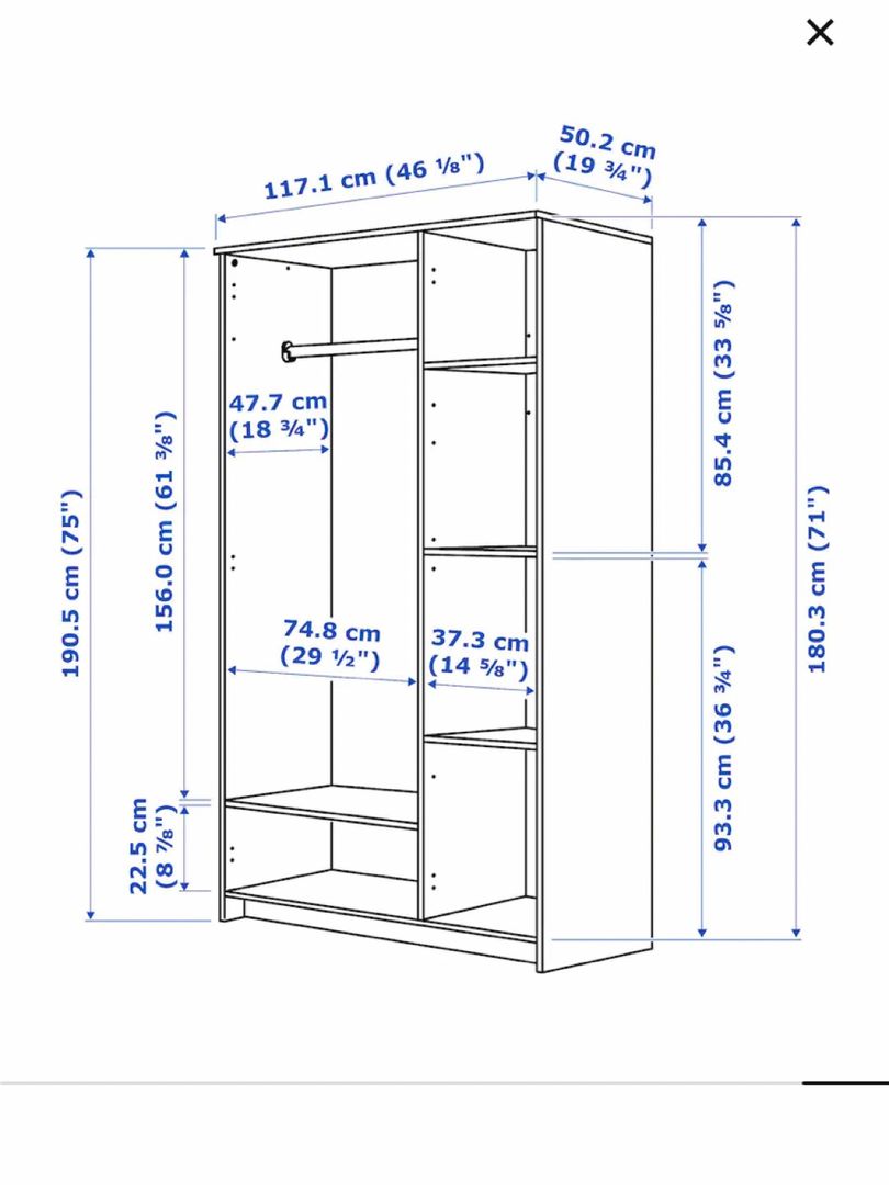 сборка шкафа купе ikea