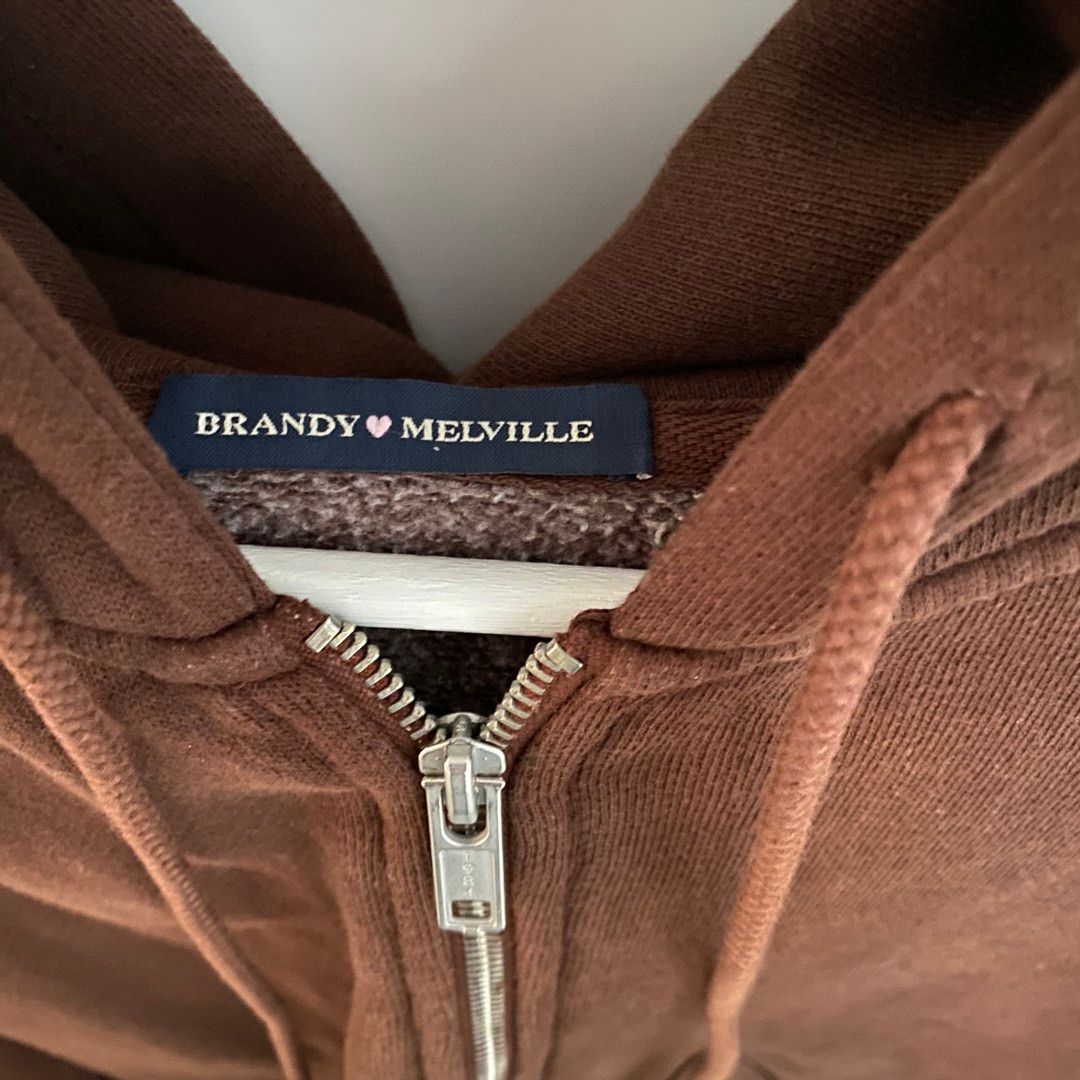 Brandy brun hoodie • Tise