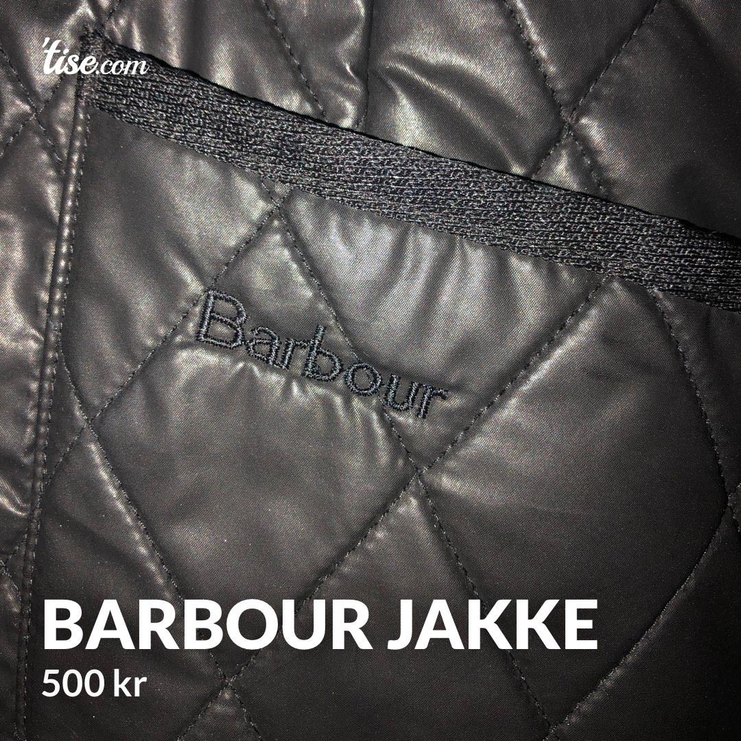 barbour jakke