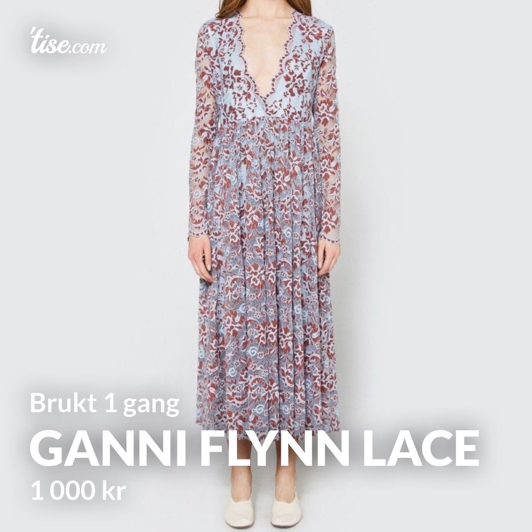 Ganni Flynn Lace Tise