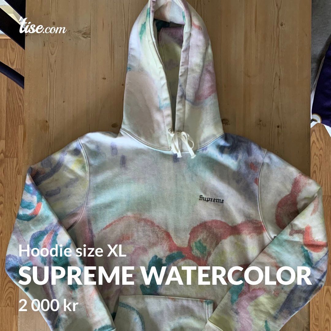 supreme watercolor hoodie