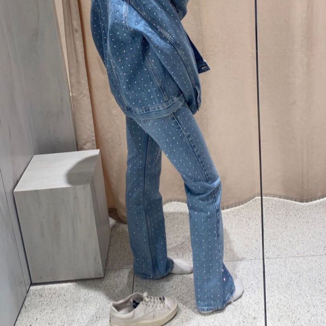 Zara Glitter Jeans Tise