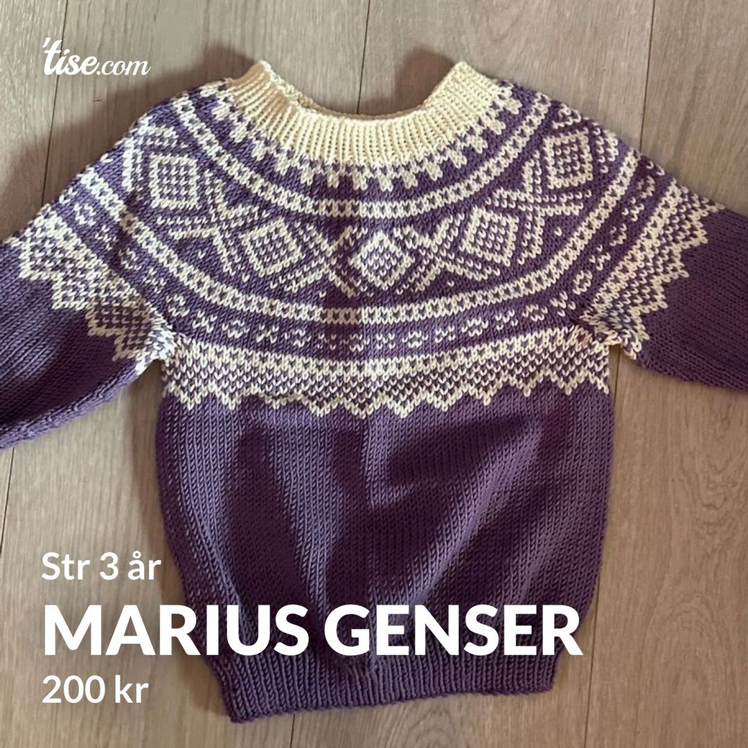 Marius top genser pattern