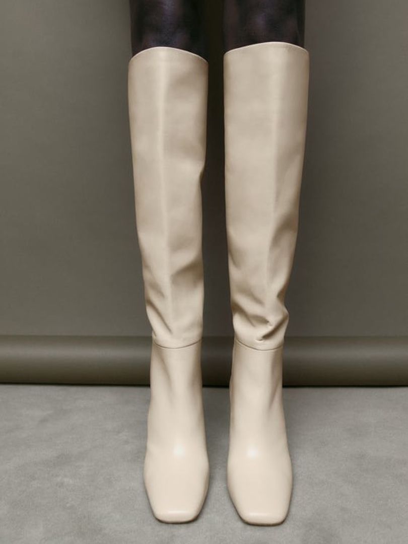 Beige ZARA boots Tise