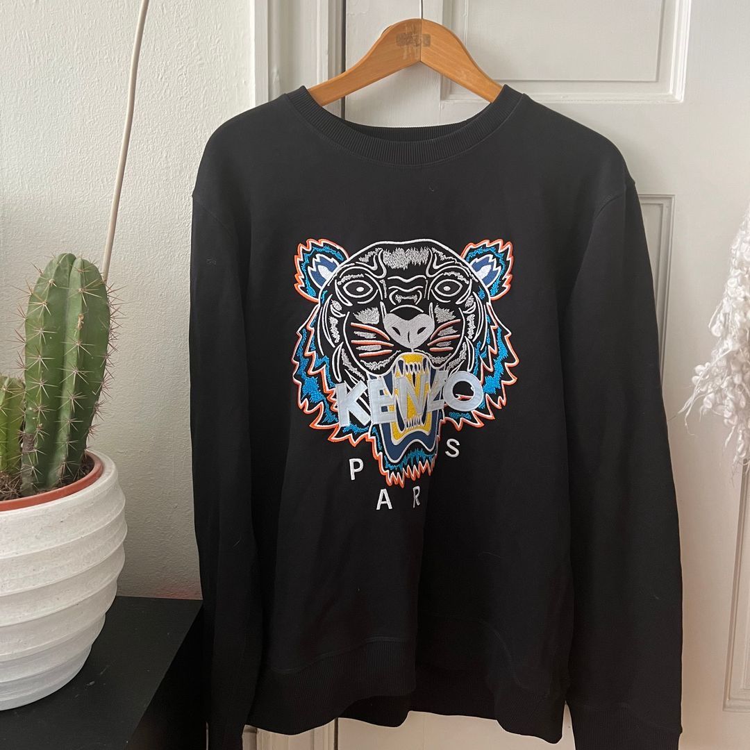 Kenzo sweatshirt sort hotsell