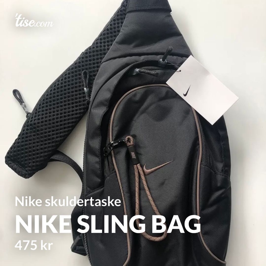 Nike leather sales sling bag