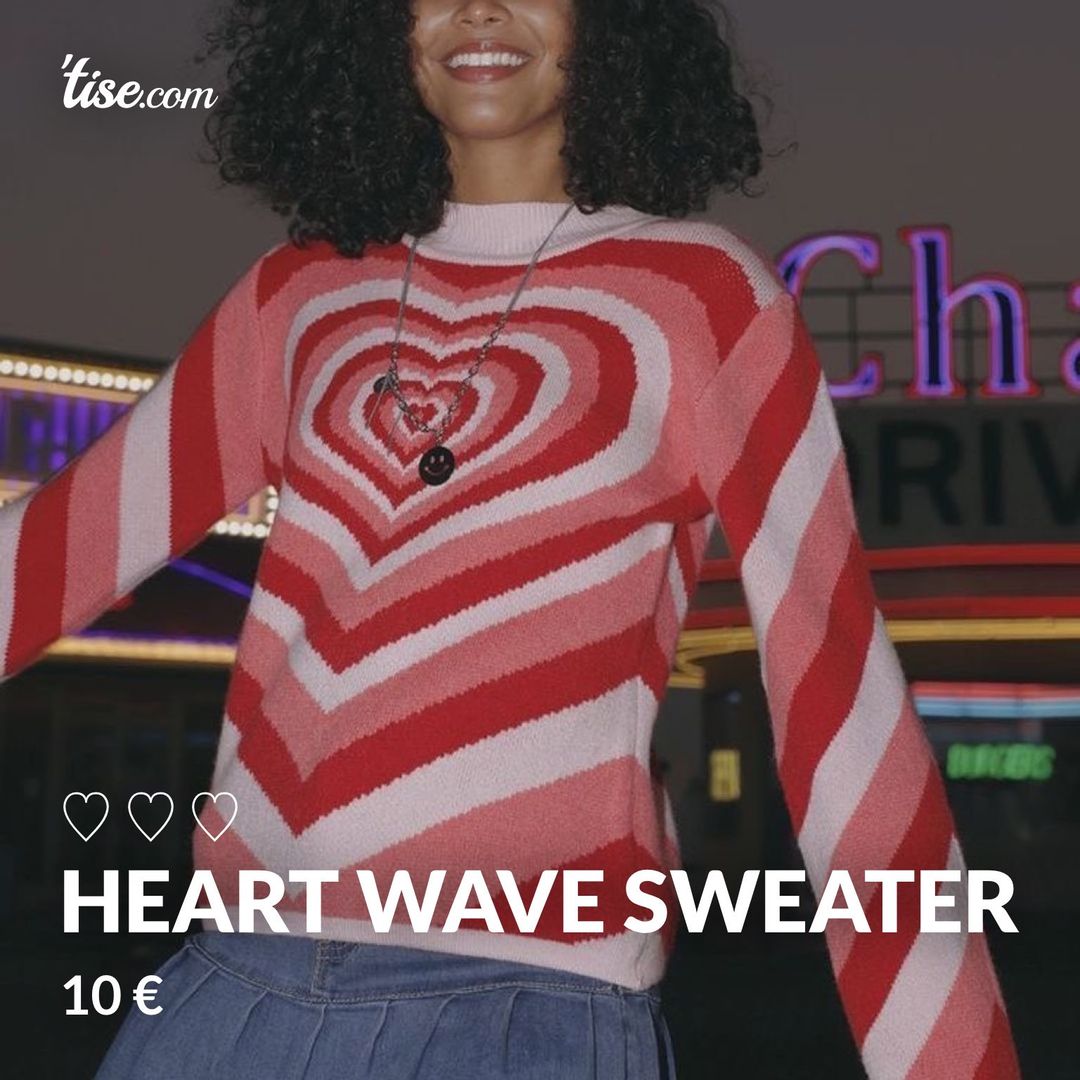 Heart Wave Sweater Tise