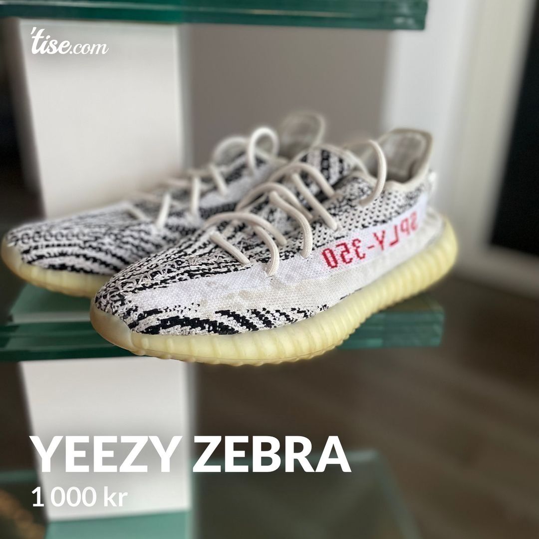 Retail on sale yeezy zebra