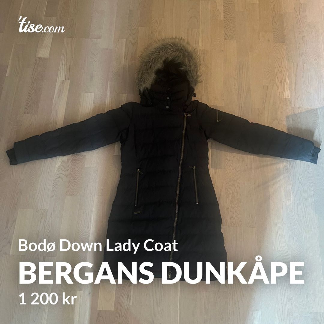 Bergans bodø 2024 down lady coat