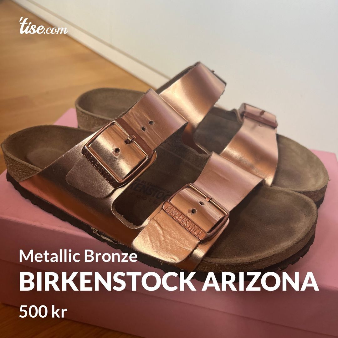 Birkenstock arizona best sale bronze metallic