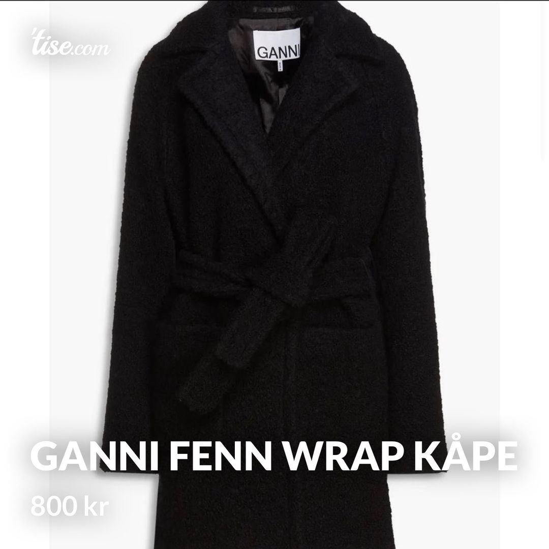 Ganni fenn outlet wrap