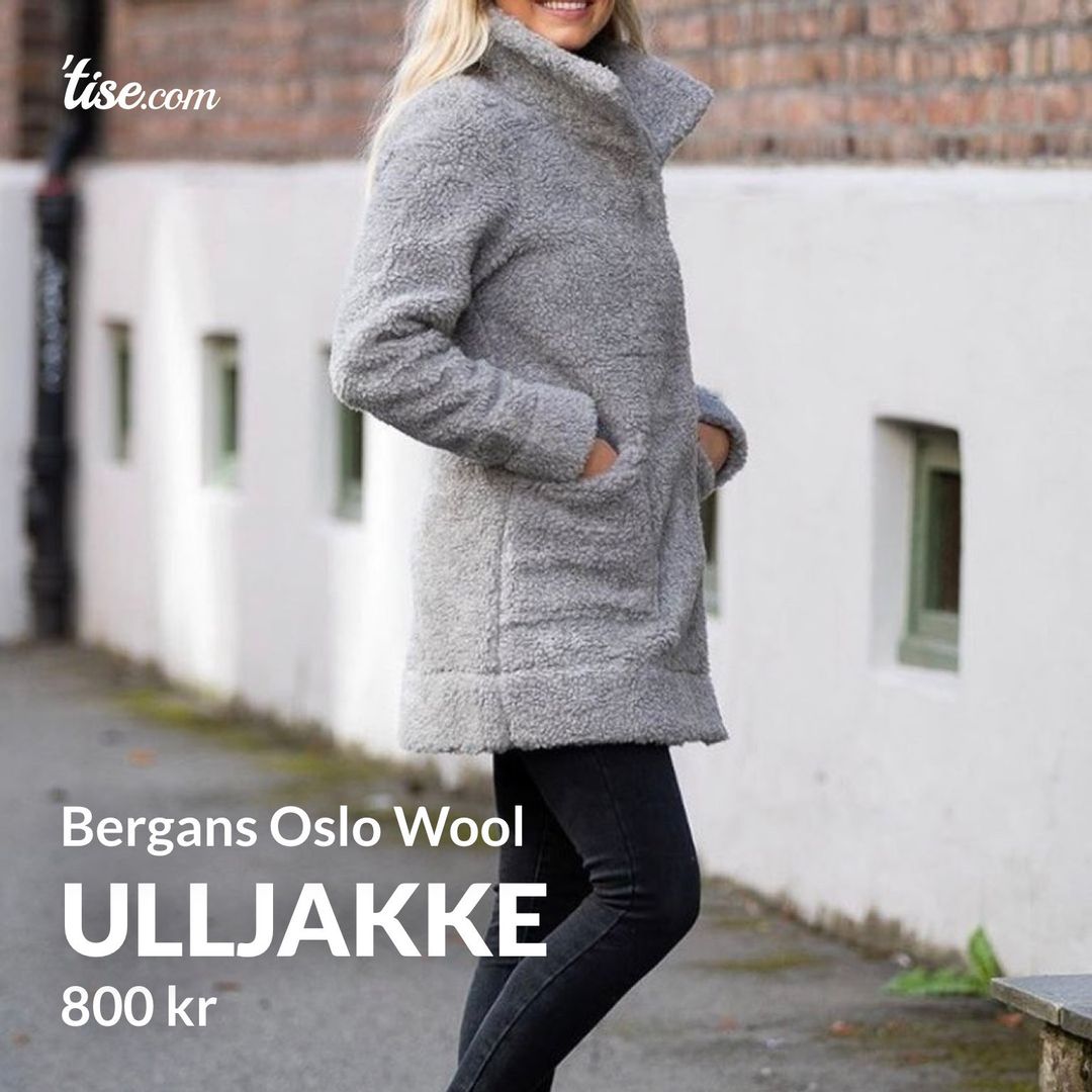 Bergans oslo shop wool loosefit jacket