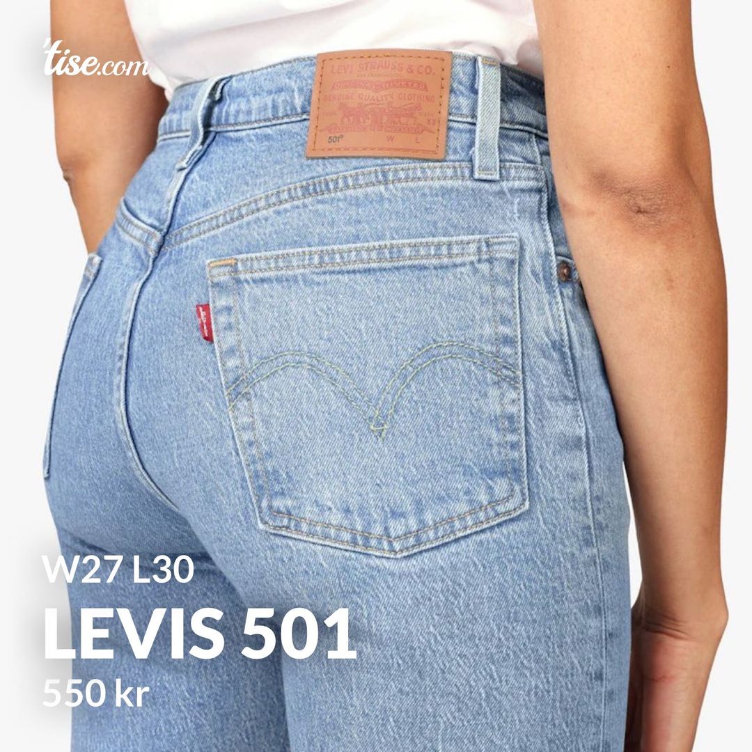 Levis 501 w27 on sale l30