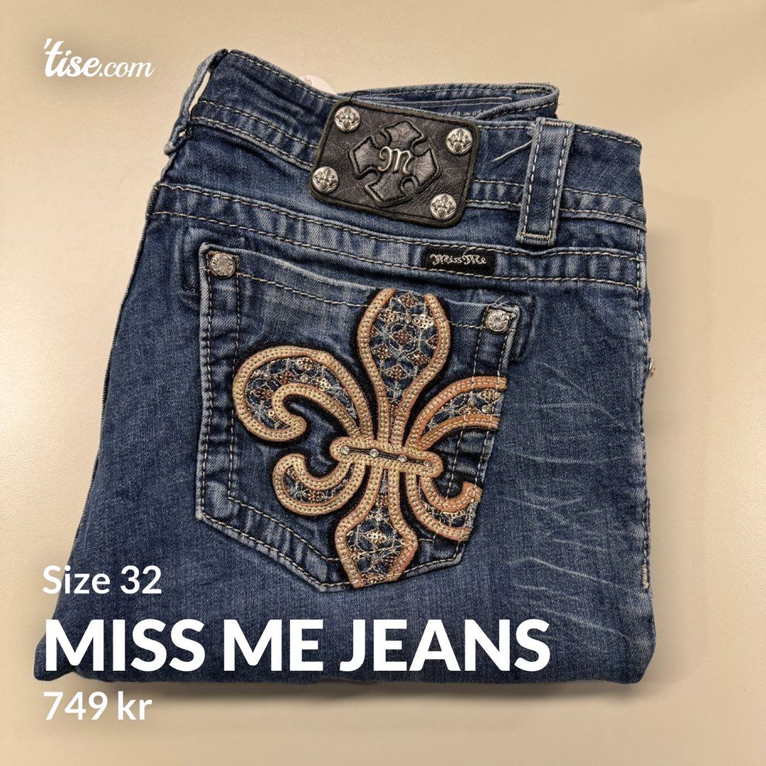 Miss me deals jeans sizes