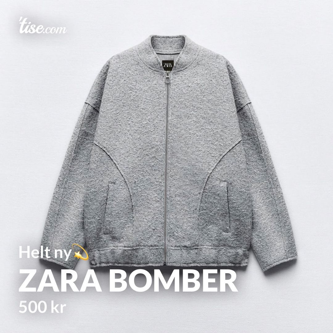 Fleece bomber cheap zara