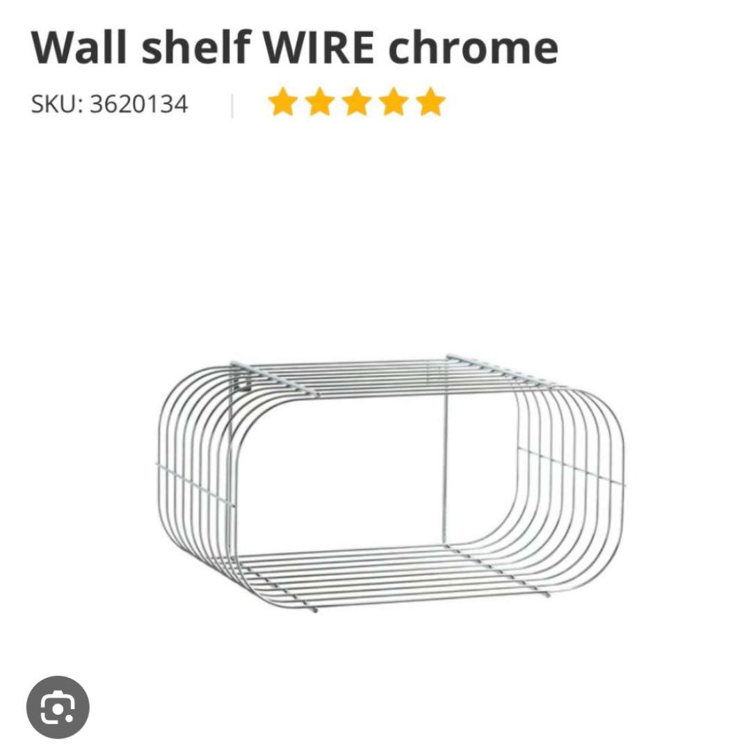 JYSK WIRE WALL SHELF • Tise
