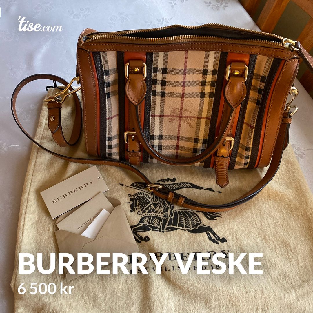 Burberry veske on sale