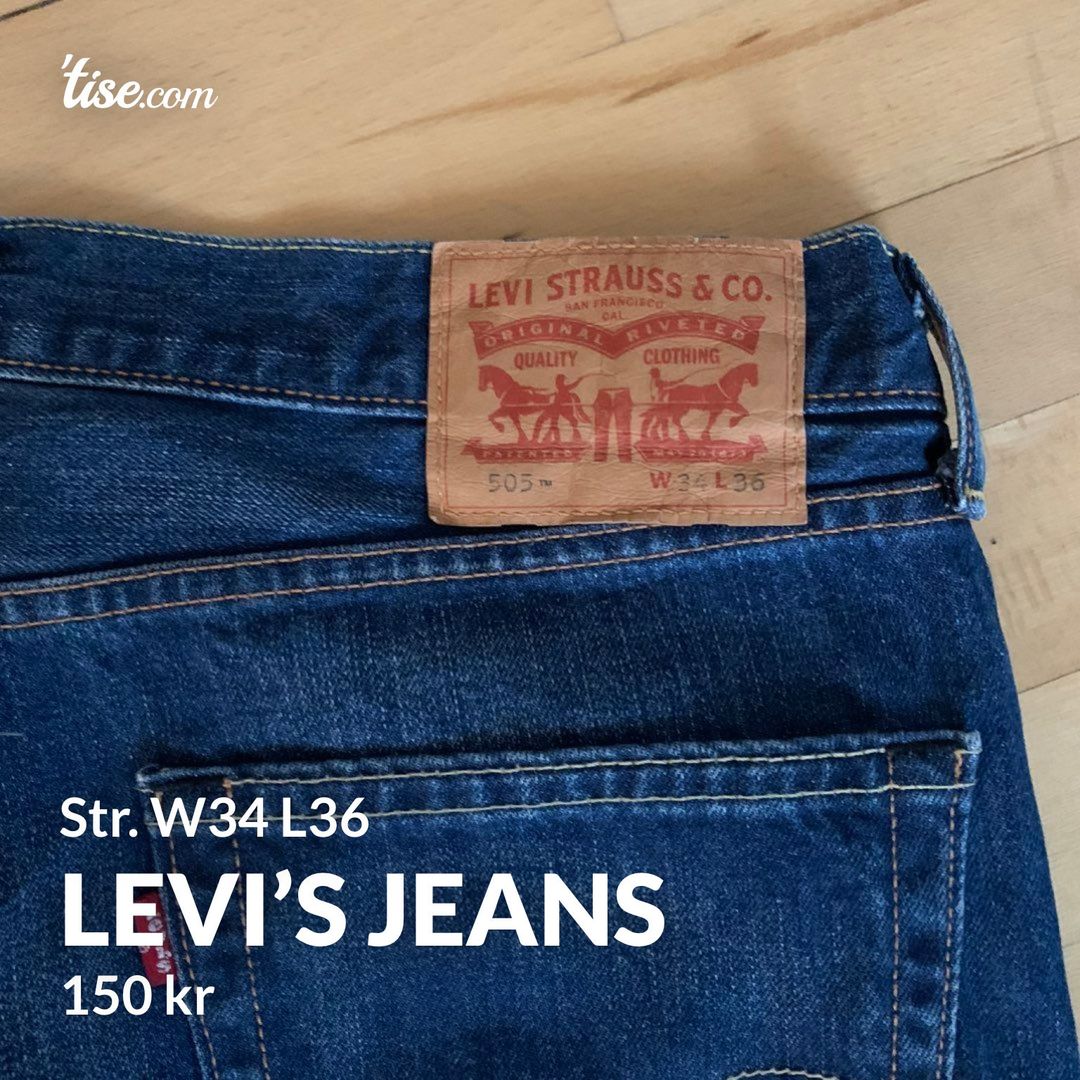 Levis sale w34 l36