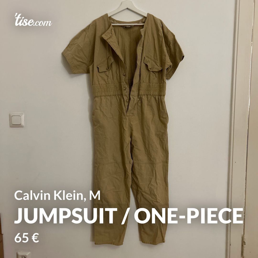 Calvin klein best sale one piece jumpsuit