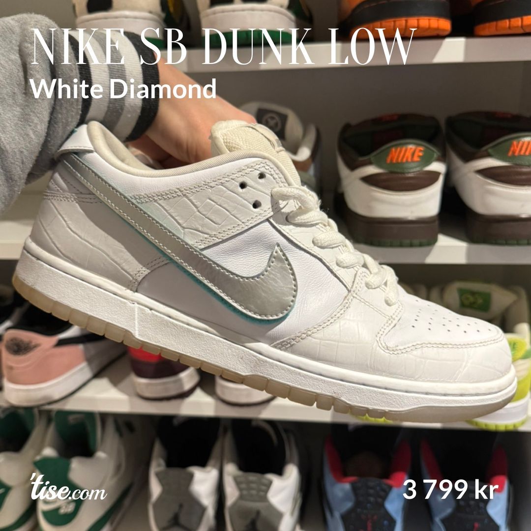 Nike sb sales white diamond