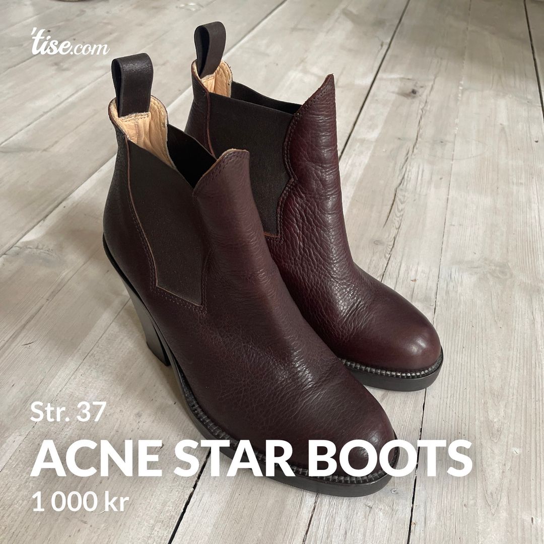 Acne top star boots