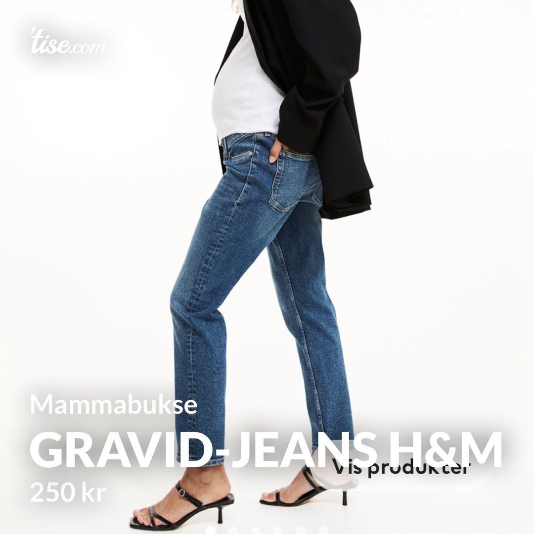 Gravid Jeans H M Tise