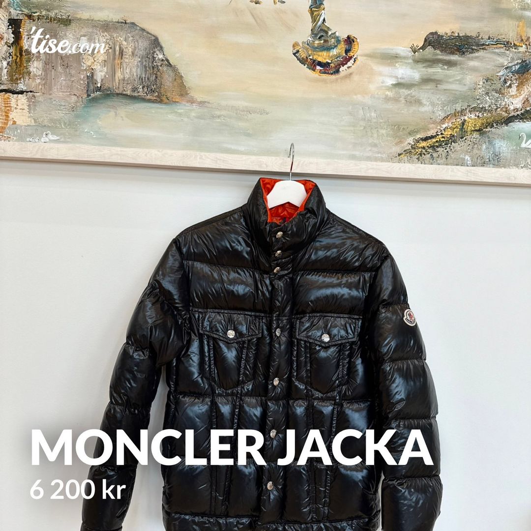 Moncler hotsell jacka orange