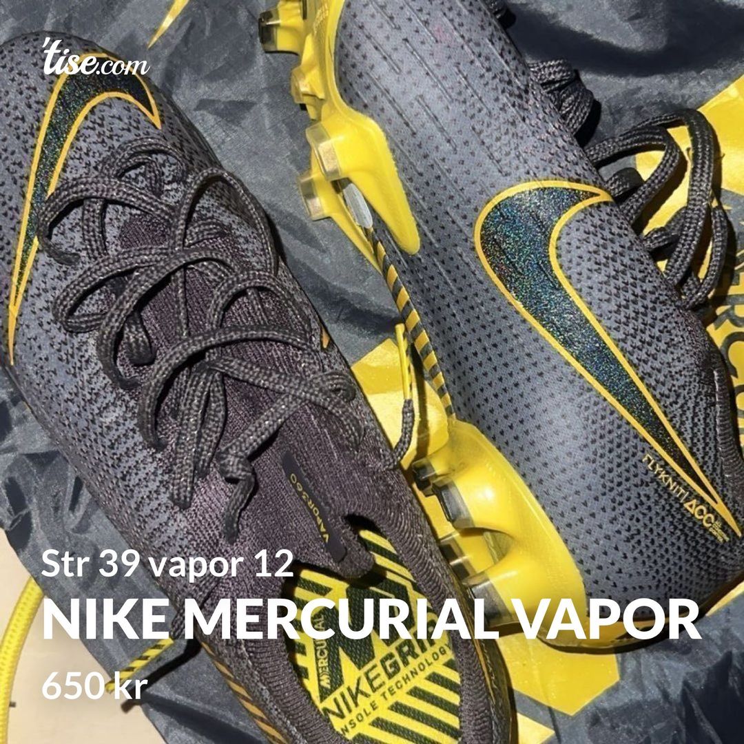 Nike mercurial vapor sales 39