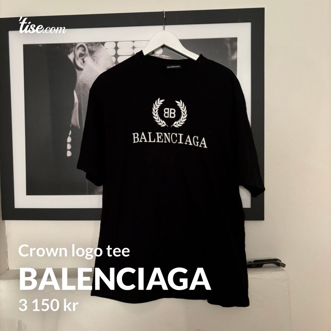 Balenciaga sales crown tee