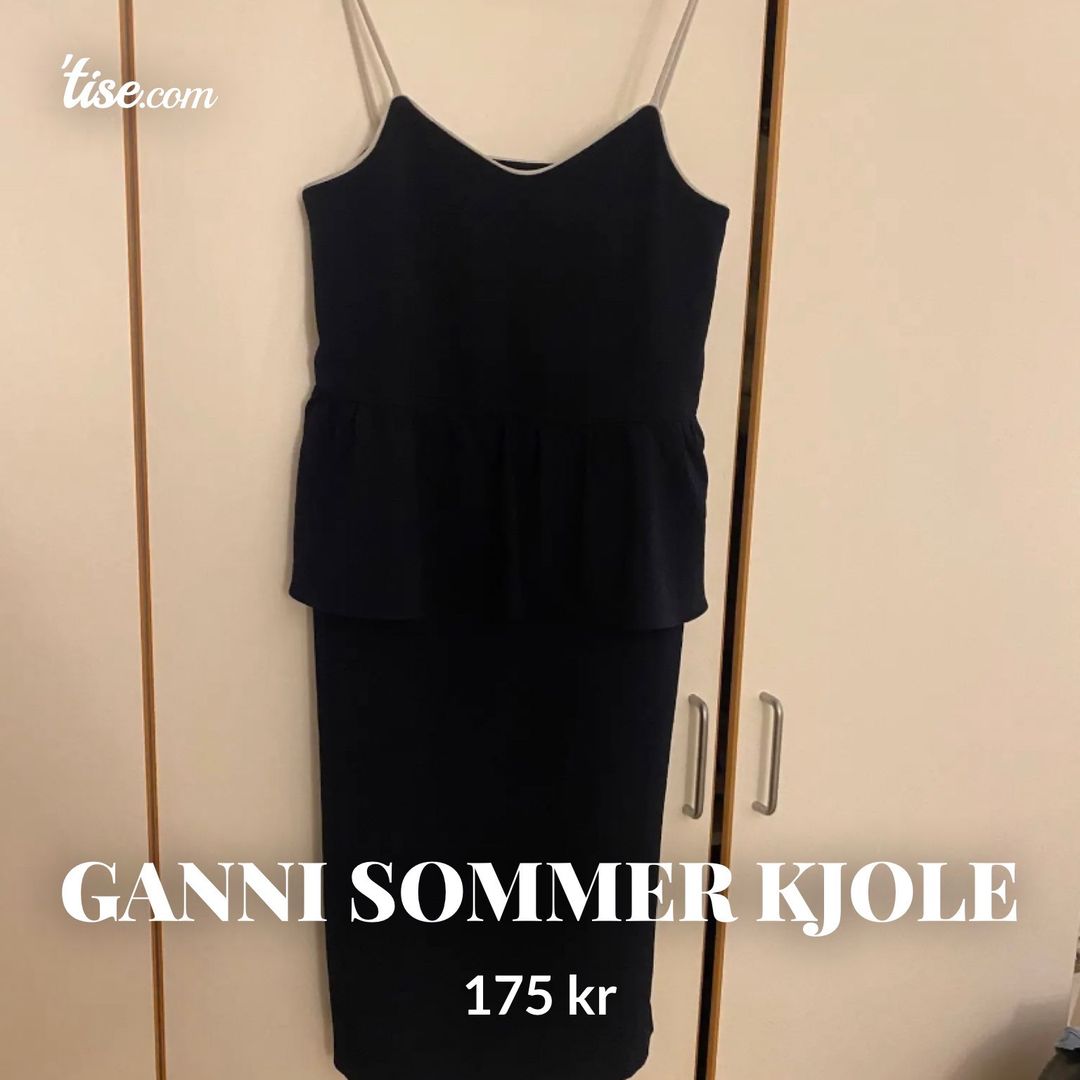 Ganni clark cheap slip dress