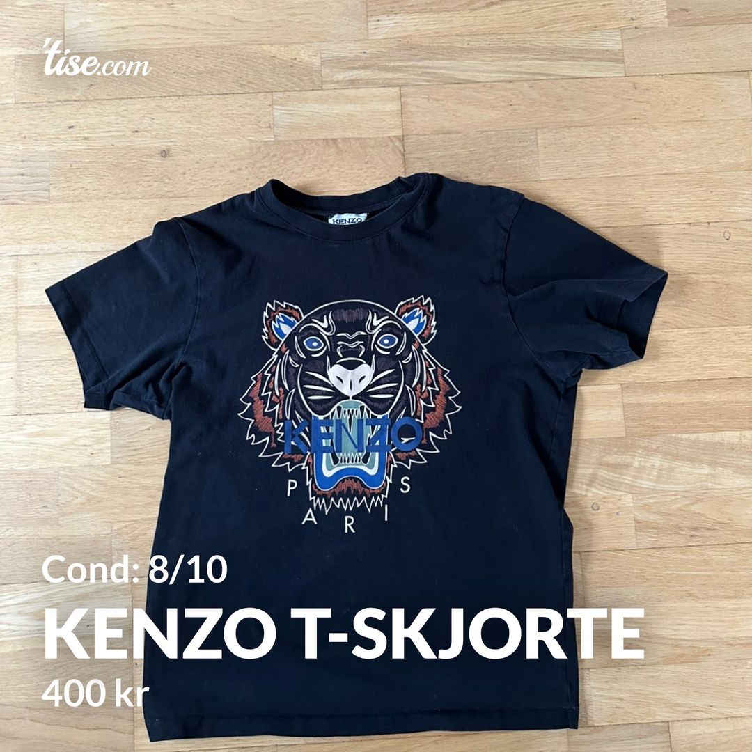 black and blue kenzo t shirt