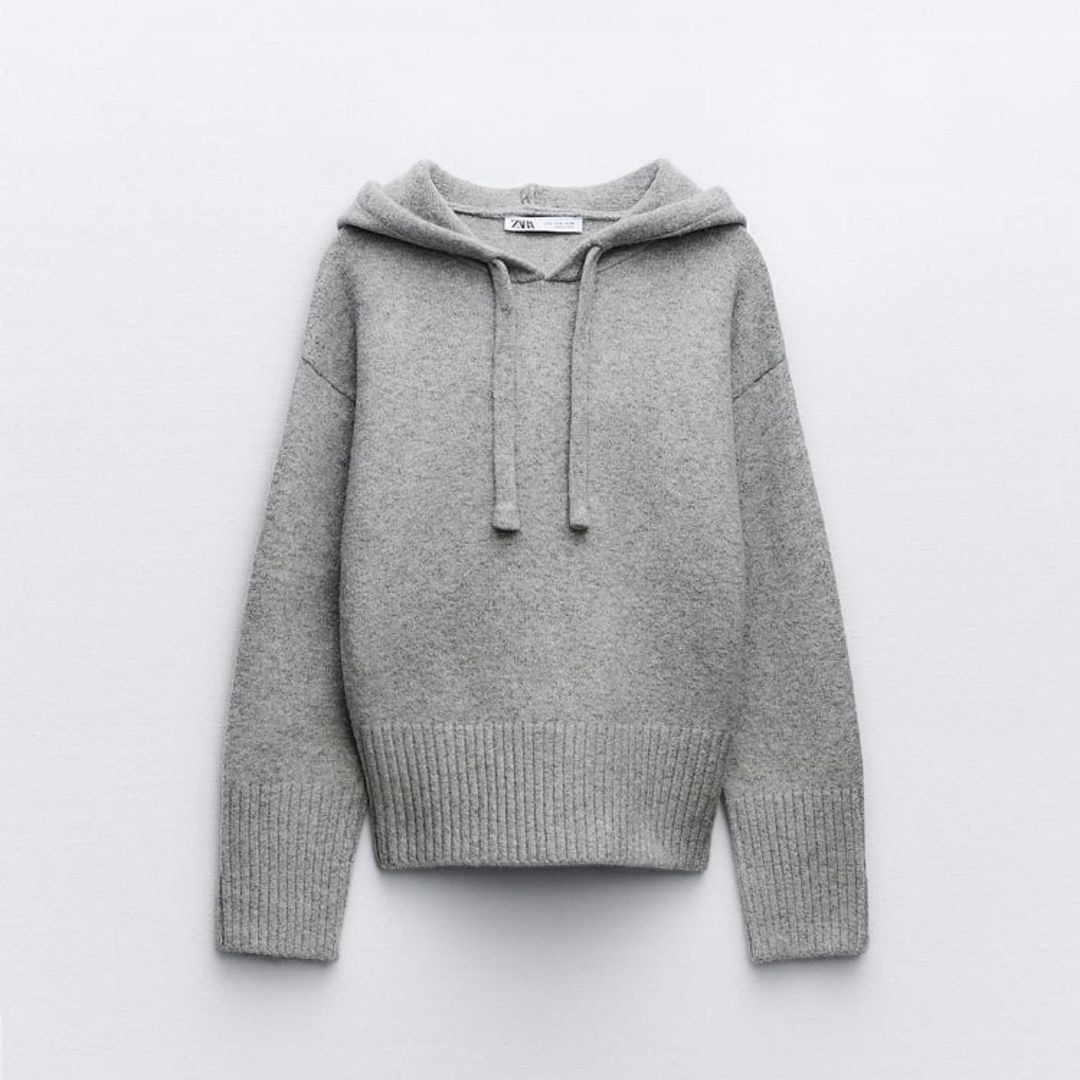 Zara knit hoodie Tise