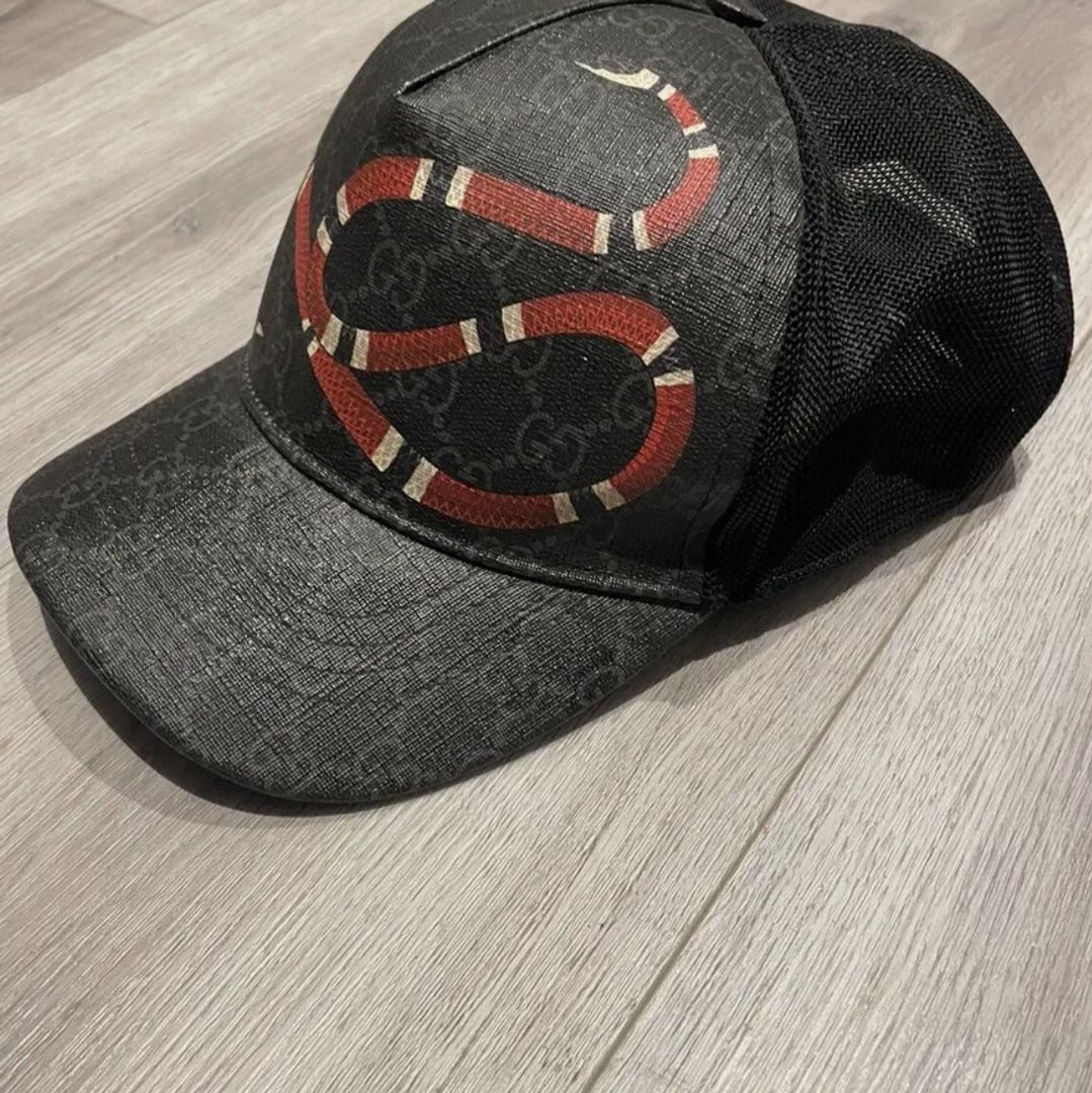 Gucci cap snake store black