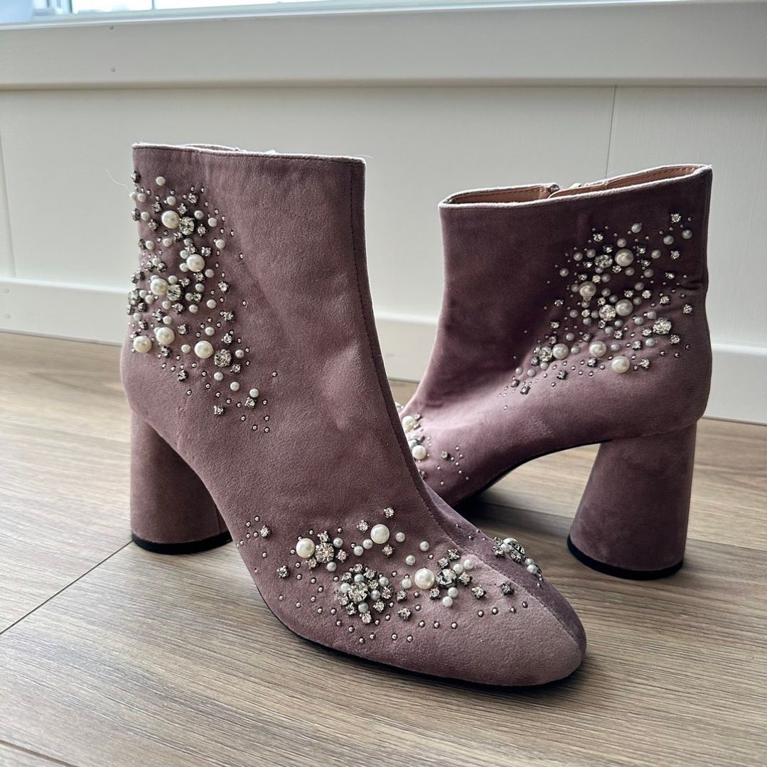 Zara pink boots sales