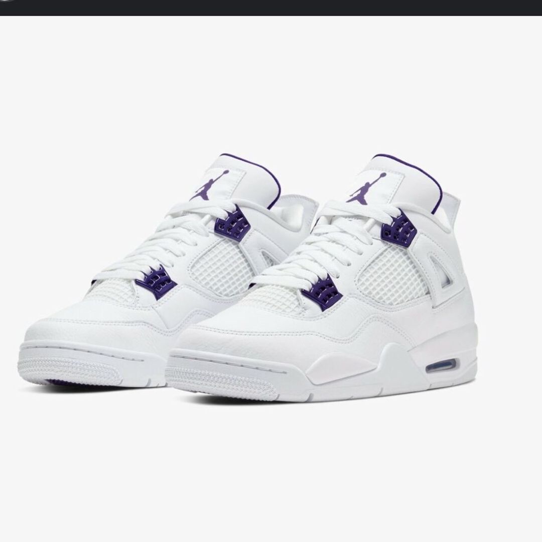 Jordan purple 4 best sale