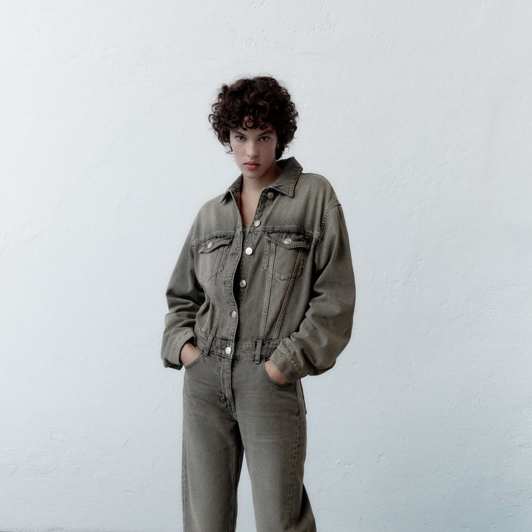 2024 ZARA DENIM JUMPSUIT