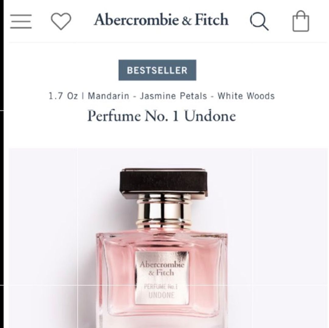 Abercrombie & Fitch PERFUME No.1 UNDONE Abercrombie and Fitch