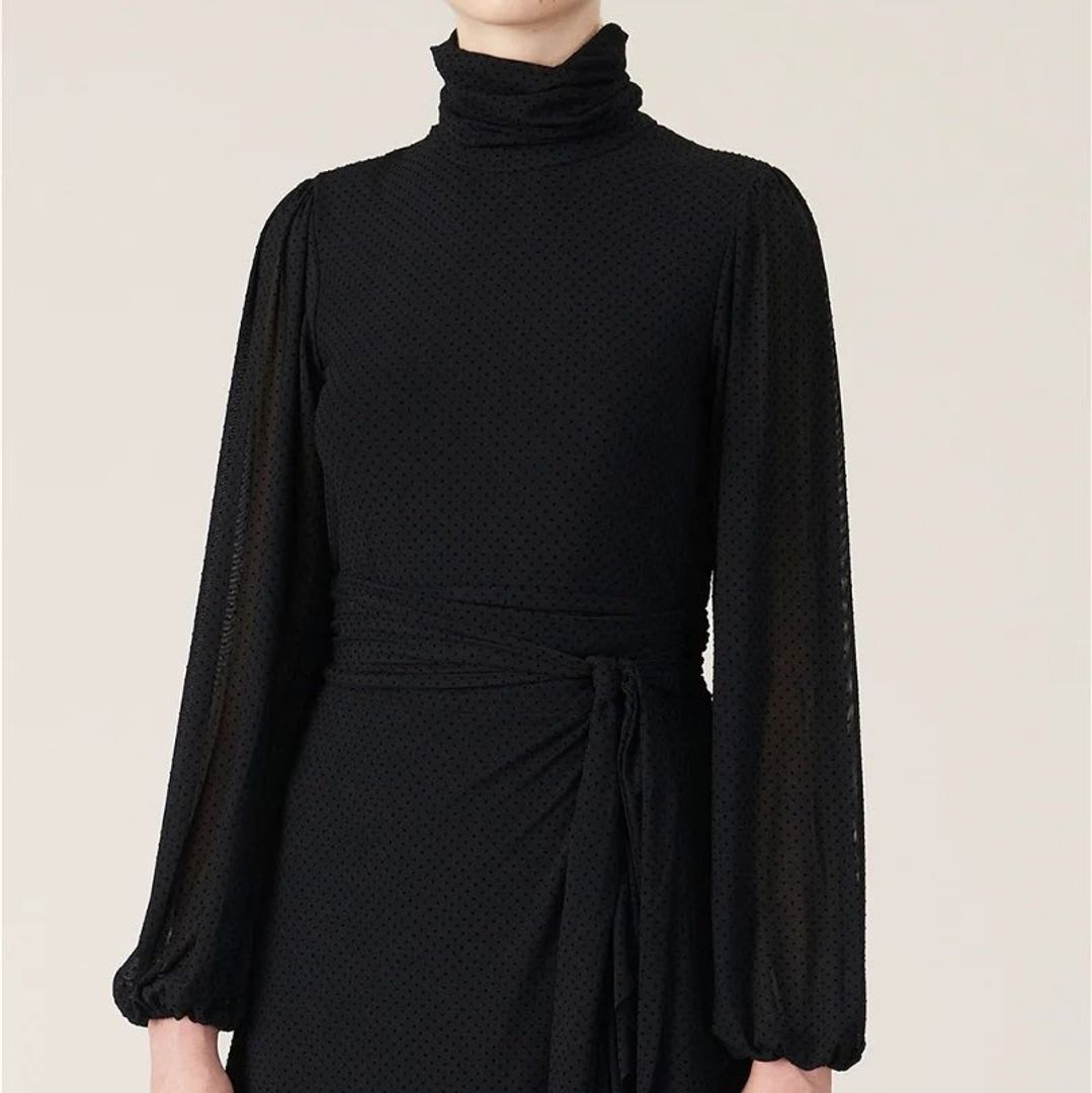 GANNI dot mesh Tise