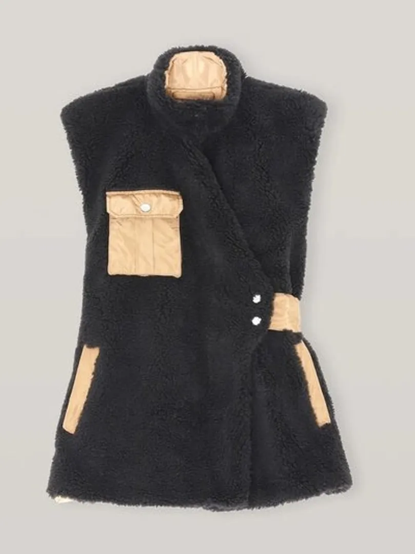 Ganni teddy vest • Tise