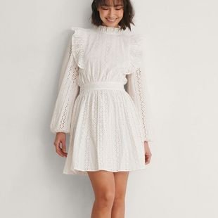 Ganni yoko lace dress best sale