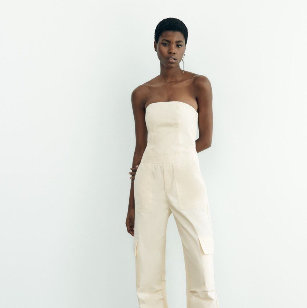 Cargo jumpsuit zara Tise