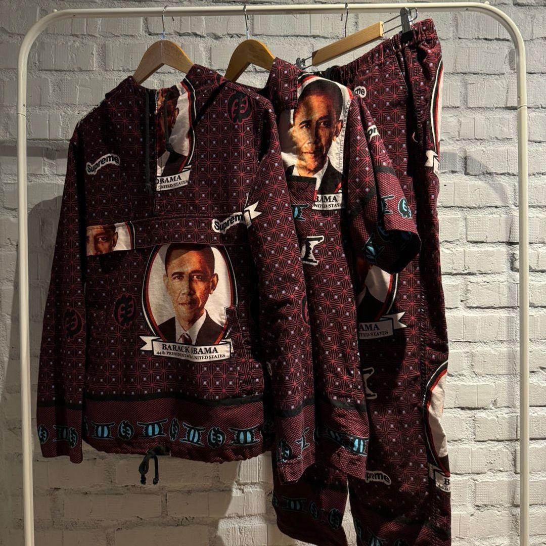 Supreme obama jacket clearance