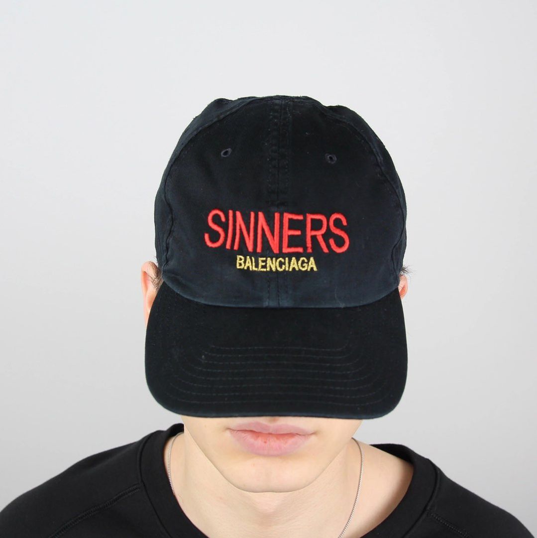 Sinners balenciaga hat online