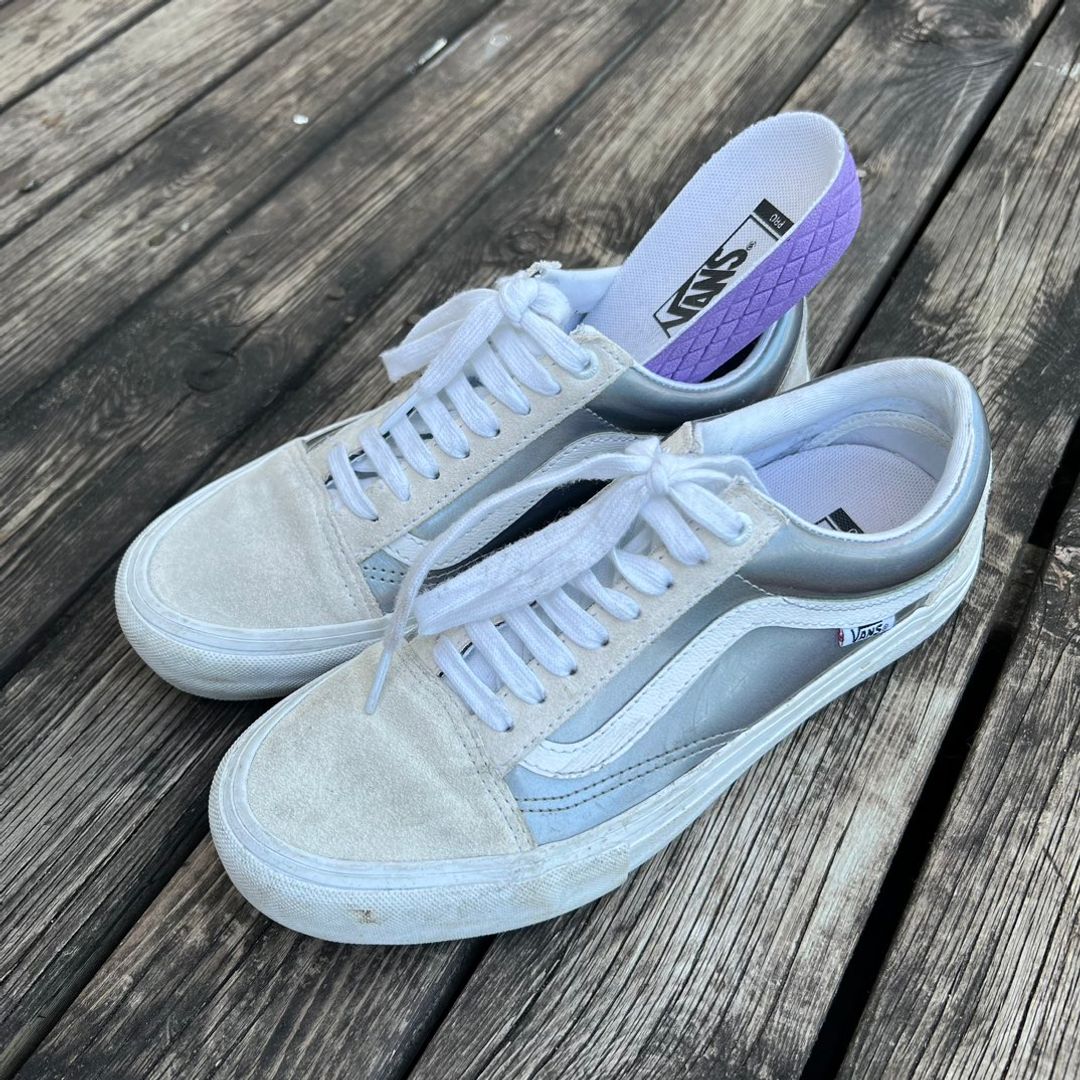 Blue iridescent vans hotsell