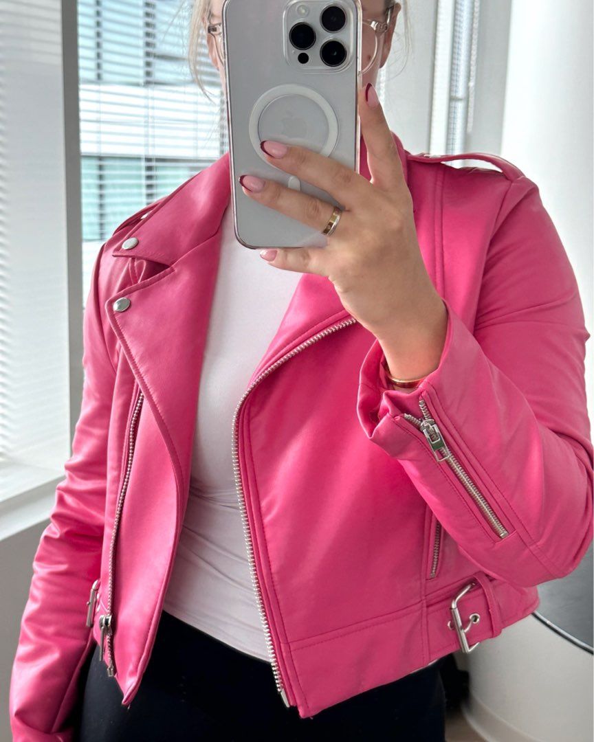 Zara Leather Jacket Tise