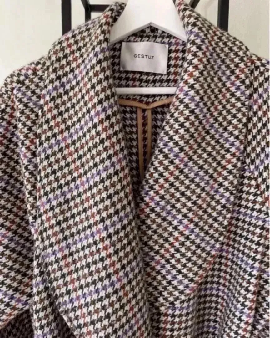 Gestuz welle check coat store